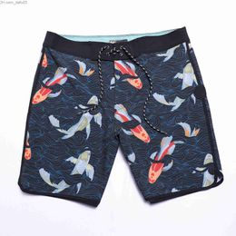 Men's Shorts Professional waterproof elastic men's illusion surfing shorts waterproof quick drying body building casual sports shorts Bermuda Z230714