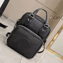 2023-Fashion leisure new men's and women's schoolbags high-quality backpacks fashionable retro briefcases temperament black handbags