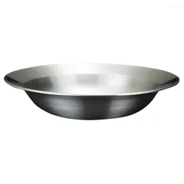 Dinnerware Sets Camping Dishes & Utensils Cereals Kitchen Mixing Bowl Crawfish Pot Stainless Salad Serving Basin Steel Plates