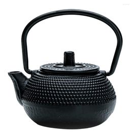 Dinnerware Sets Cast Iron Teapot Set Stainless Kettle Pretend Small Ornament Adornment Mini Furniture