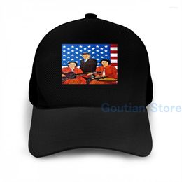 Ball Caps Fashion Keep On The Sunny Side Basketball Cap Men Women Graphic Print Black Unisex Adult Hat