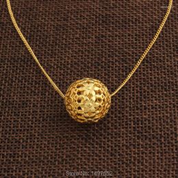 Pendant Necklaces Est Gold DIY Beads Ethiopian Jewelry Color Round Flower Women & Men Unisex Gifts