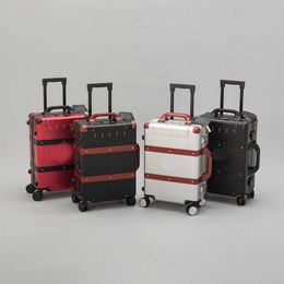 Aluminium luggage designer travel suitcase Fashion Luxurys Men Women Letters Purse Rod Spinner Universal Luggages with wheels Duffel Bags