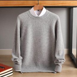Men's Sweaters 2023 Top Grade Thick Autum Fashion Knitted Pullover Warm Winter Woollen Oneck Casual Mens Knitwear Jumper Clothes D68