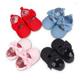 First Walkers Baby Girl Shoes Infant Bow Cute Casual Soft Non-Slip Flat Spring Autumn Born Girls Princess Shoe