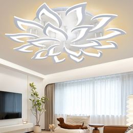 led ceiling Lights chandelier modern luxury lotus for livingdining room kitchen bedroom lamp art deco lighting fixtures