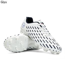 Dress Shoes High Ankle Football Boots Soccer Cleats Fg Futsal Breathable Turf Large Size Training Sneakers 1532 230713