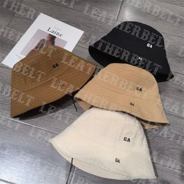 Trave Fisherman Hats Desigenr Letter Bucket Hat Women Men Flat Fit Bucket Caps Outdoor Holiaday Sun Cap