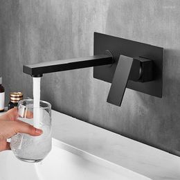 Bathroom Sink Faucets Faucet Wall Mounted Basin Brass Water Taps Single Handle Cold Mixer For Accessories