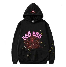 Yeni Erkek Hoodies Sweatshirts Yüksek Kaliteli Baskı 555555 Hoodie Erkek Kadın Moda Hip Hop Sokak Giyim Örümcek Web Unisex Sweater