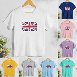 Men's T Shirts British Flag Summer And Women's Same Style Loose Large Size Long Sleeve Shirt For Men Mens Compression Cold Gear