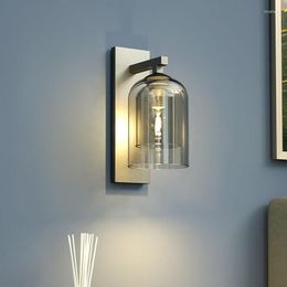 Wall Lamp Long Sconces Modern Led Lustre Marble Frosting Wireless Penteadeira Camarim Waterproof Lighting For Bathroom