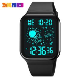 SKMEI Japan Digital movement Sport Watches Men 5Bar Waterproof Wristwatch Countdown Stopwatch Electronic Clock montre homme