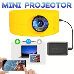 Mini Projector, Portable Cartoon Projector, Children's Gift, Outdoor Movie Projector, LED Video Projector, Suitable