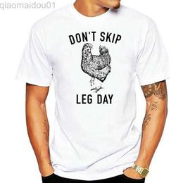 Men's T-Shirts Dont skip leg day gym tshirt mens graphic tee womens tee vintage style tee soft t-shirt workout shirt personal trainer gift L230713