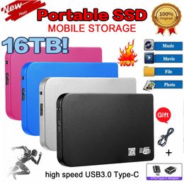 Hard Drives Original Portable SSD 1TB High-speed External Hard Drive 500GB USB3.0 Interface Type-C Storage Device for LaptopdesktopPCMac 230713