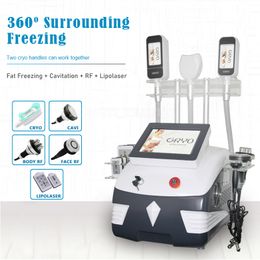 Portable Cryolipolysis Fat Freezing Machine Lipolaser Slimming Vacuum Cavitation System RF Lipo Body Shape Equipment