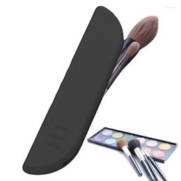 Storage Bags Makeup Brush Holder Travel Silicone Make Up Brushes Compact Cosmetics Tool Organiser Bag With Magnet Closure For Outdoor