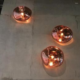 Wall Lamp Nordic Minimalist Glass Creative Decor Bracket Lighting For Villa Cafe Corridor Aisle Bedroom Bedside Lights