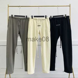 Men's Pants Men Essentials Polar Fleece Sweatpants Double line Drawstring Pants Couple Hip Hop Trousers Loose High Street Casual Pant J230714