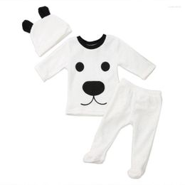 Clothing Sets Citgeeborn Baby Girl Boy Long Sleeve Tops Bear Pants Outfits Set Fluffy 3Pcs Clothes 0-24M