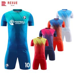 Other Sporting Goods in Men's Soccer Jerseys Set Custom Dry Fit Team Club Training Football Uniform Suits 2 Piece Shirts Shorts Sportswear Kits 230713