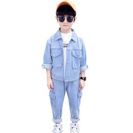 Tshirts Boys Clothing Jacket Pants Tracksuits For Casual Style Boy Set Spring Autumn Children Sports Clothes 230713