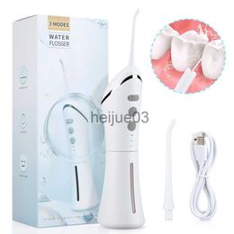 Teeth Whitening Electric Oral Irrigator Portable Dental Water Flosser Tooth Cleaning Calculus Tartar Plaque Stain Removal 3 Modes Clean Mouth x0714