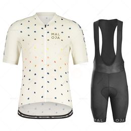 Cycling Shirts Tops Malojaing Summer Ropa Ciclismo Jersey Clothes Bib Shorts Set Gel Pad Mountain Clothing Suits Outdoor Bike Wear 230713