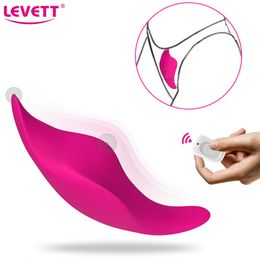 Vibrators Wireless Remote Wearable Vibrator Panties Sex Toys For Women Clitoris Stimulator 16 Speed Vibrating Egg Butterfly Femme 230627