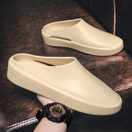 Slippers Summer High-quality Rubber and Plastic EVA Couples Slip-on Casual Shoes Slippers Men House Slippers Men 230713