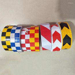 Gift Wrap 1Roll 4m 5cm DIY Creative Car Bike Label Decoration Two-color PET Reflective Strip Supplies