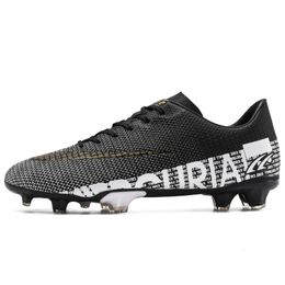 Dress Shoes Ultralight FGTF Unisex Soccer Men AntiSlip Long Spike Football Boots Kids Outdoor Training Sneakers Size EU 3545 230713
