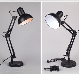 Table Lamps Collapsible American-style Work / Study Eye Protection Clip Office Desk Students Reading Bedside Book Lights