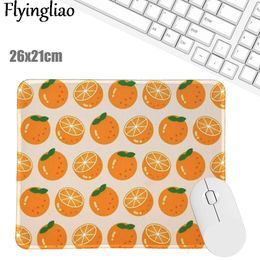 Orange Fashion Nordic Style Mousepad for Laptop Computer Desk Mat Mouse Wrist Rests Table Mat Office Desk Accessories