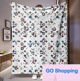 Luxury Digital Printing Flannel Blanket Office Air-Conditioning Blankets Anti-Freezing and Warm Wholesale