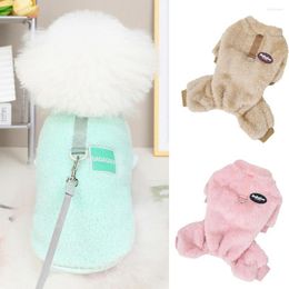 Dog Apparel Warm Polar Fleece Coat Jacket Autumn Winter Pet Clothes For Small Dogs Shih Tzu Yorkshire Puppy Clothing Jumpsuit Outfit