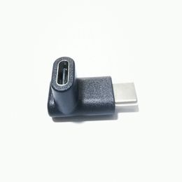 10pcs/lot 90 Degree Right Angled Up Down Type-C Typc C Male to Female USB 3.1 C 16pin Data Charging Connector Adapter