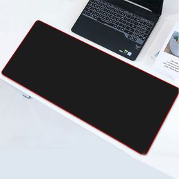 Solid Colour Mousepad Large Gaming Mouse Pad Natural Rubber Waterproof Keyboard Mouse Mat Waterproof Anti-slip Keyboard Mat