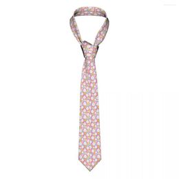Bow Ties Mens Tie Classic Skinny Tropical Florals Pitaya Neckties Narrow Collar Slim Casual Accessories Gift