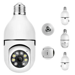 A6 Light Wireless 1080P 360 Degree Panoramic Smart HD Wifi Cam Night Version Home Security IP Surveillance CCTV LED Bulb Holder Camera Mini E27 Head DHL