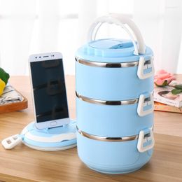 Dinnerware Microwave Oven Stainless Steel Insulated Lunch Box Sealed Layer By Student School Adult Large Capacity Dividing