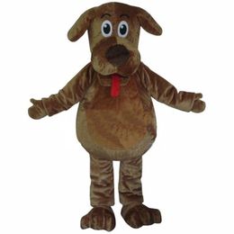 2019 Professional factory Cartoon Mascot Costume Wags The Dog Mascot Costumes Fluffy Fur Wags Mascot Costumes204z