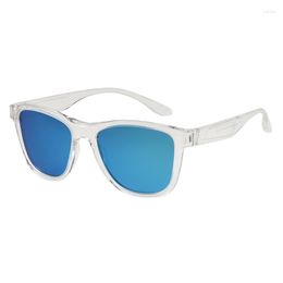 Sunglasses Transparent Frame Trend Style Polarised Men Lenes Women Lens Size 55-20-140