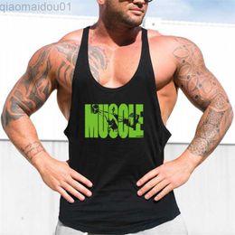 Men's Tank Tops Mens Y-back Lightweight Tank Tops Summer Breathable Running Fitness Training Sleeveless T-Shirt L230713