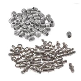 Bowls 50Pcs M3x3mm Stainless Steel Hex Socket Set Cap Point Grub Screws Silver & 50Pc Cabinet Cupboard Wooden Chopping Shelf