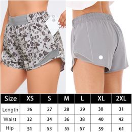 Lemon Yoga 0102 Women Outfit Girls Shorts Running Ladies Casual Short Pants Adult Trainer Sportswear Exercise Fitness Wear Breathable Fast Dry Lined