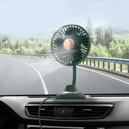 Electric Fans Camping Fan USB Rechargeable Car Fan Mini Hose Small Fan 3-Speed Cooling Fan for Bedroom Dormitory Library