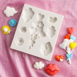 Baking Moulds Lips & Clouds Silicone Mold Fondant Mould Cake Decorating Tools Chocolate Gumpaste Sugarcraft Kitchen Accessories