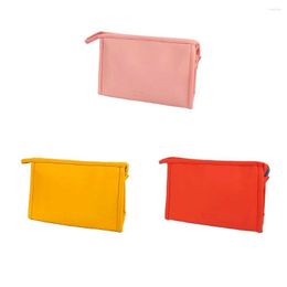 Storage Bags Sorting Sack Makeup Pouch Dustproof Cute Looking Convenience With Handle Bag Foldable Design Lady Pink